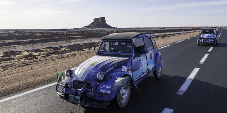 La travesía de André Citroën por el Sahara recreada por argentinos
