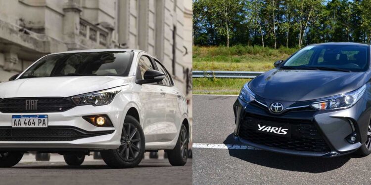 Fiat Cronos versus Toyota Yaris