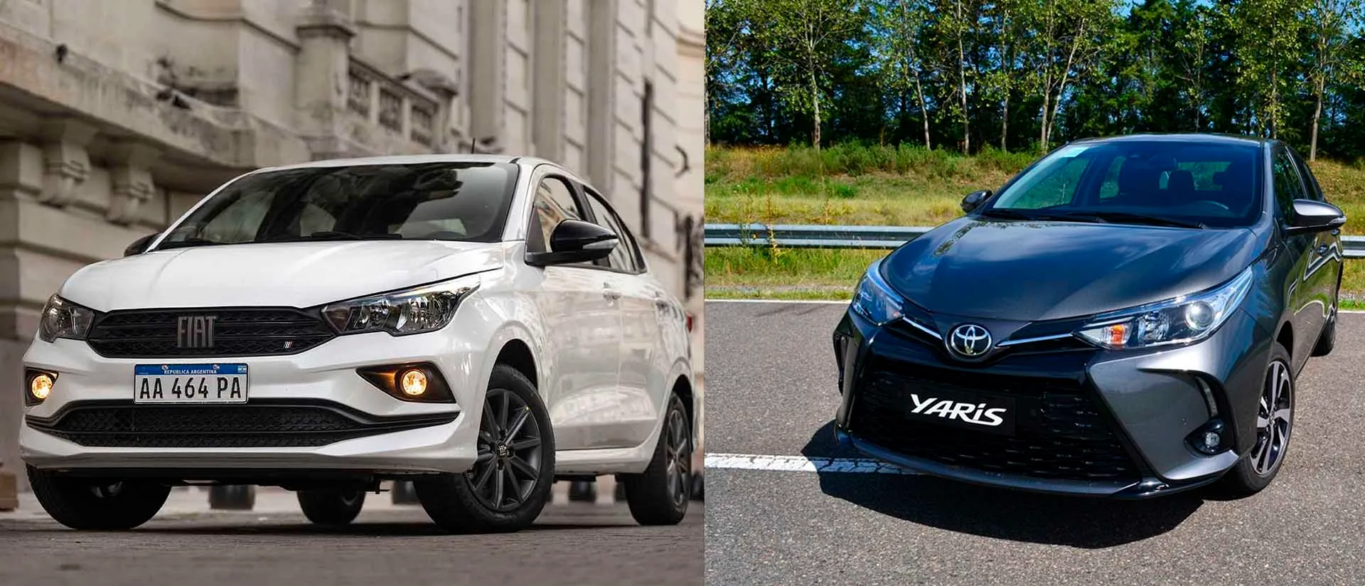 Fiat Cronos vs Toyota Yaris: qué sedán tiene la versión automática más económica