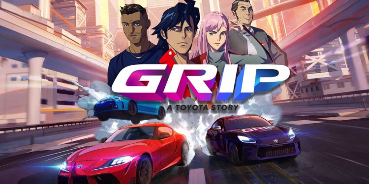 Grip: conocé la serie animada que lanza Toyota