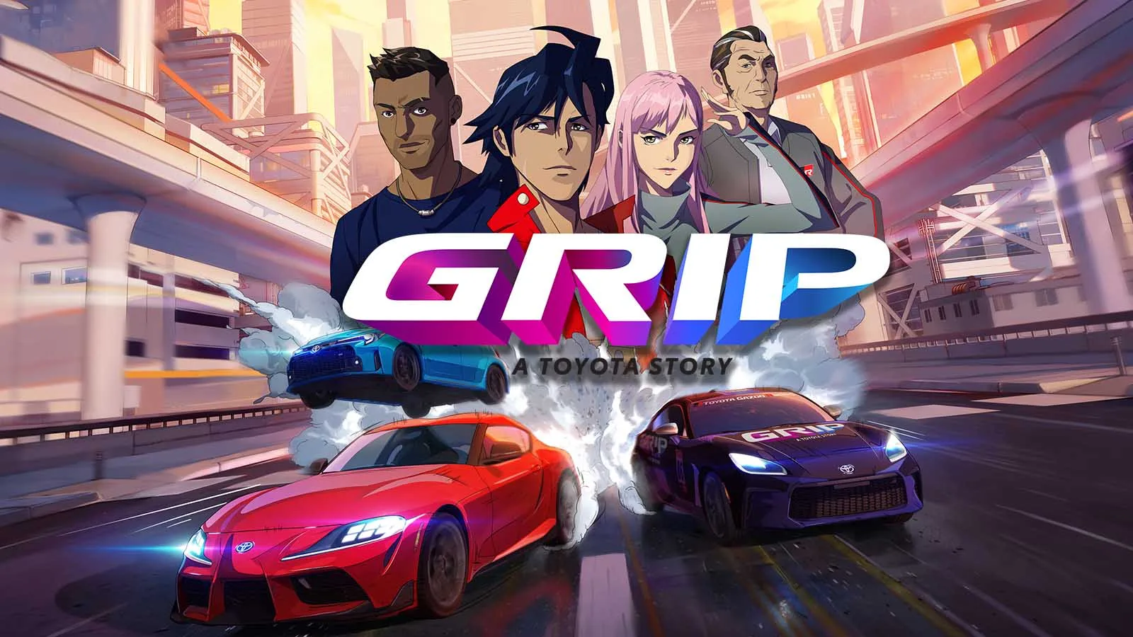 Grip: conocé la serie animada que lanza Toyota