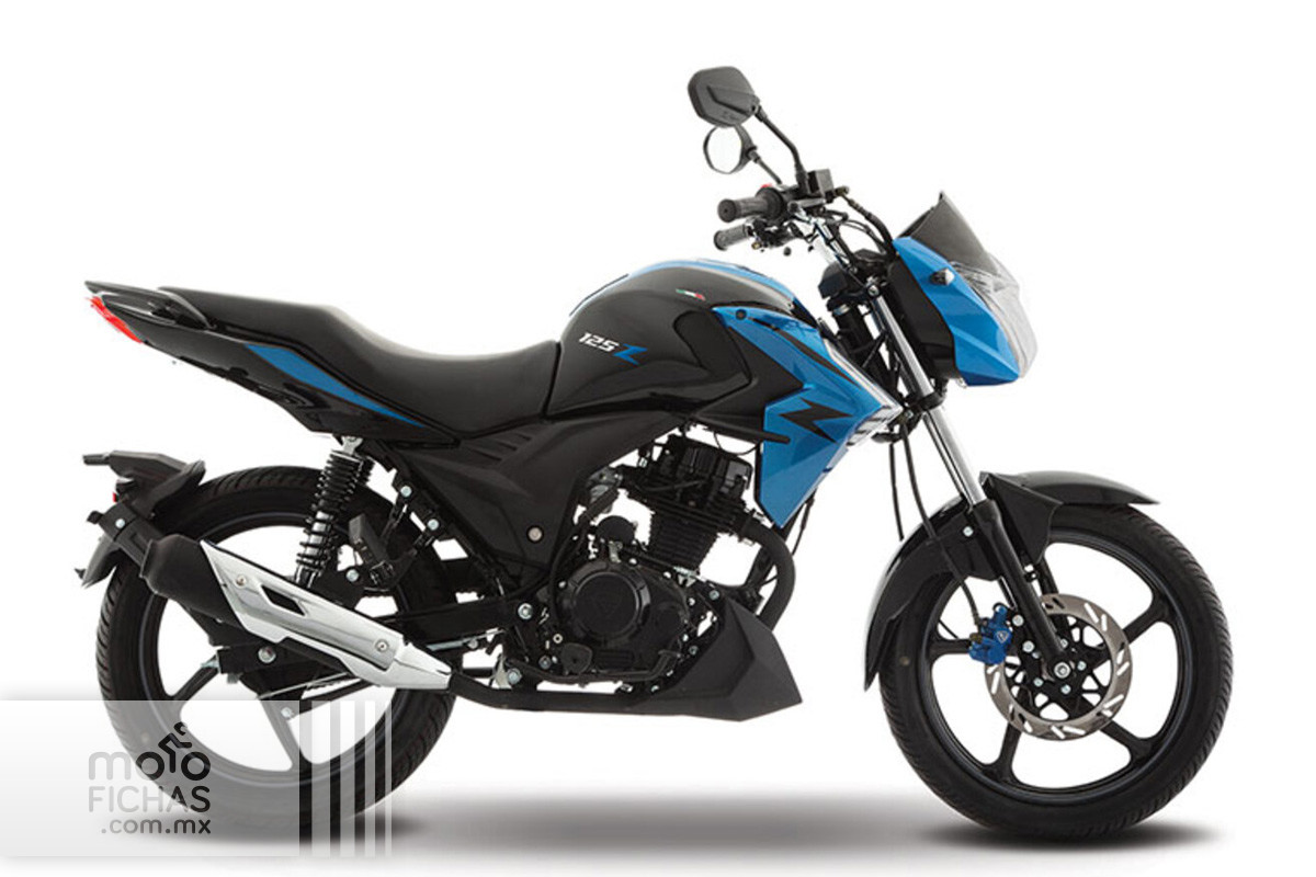 moto italika-125z azul y negra oferta