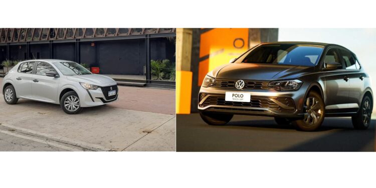 Peugeot 208 1.2 VS Volkswagen Polo Track ¿Cuál es el más barato?