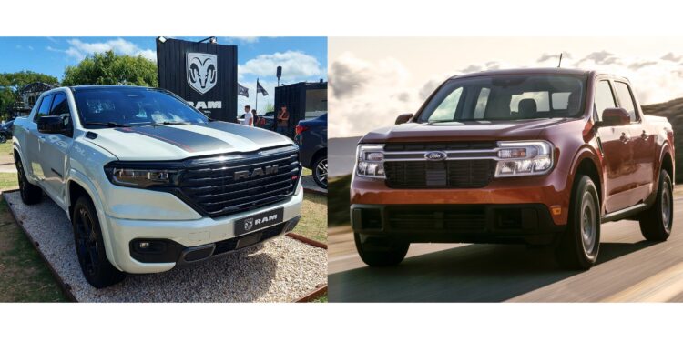 Ram Rampage VS Ford Maverick ¿Cuánto cuestan en abril?