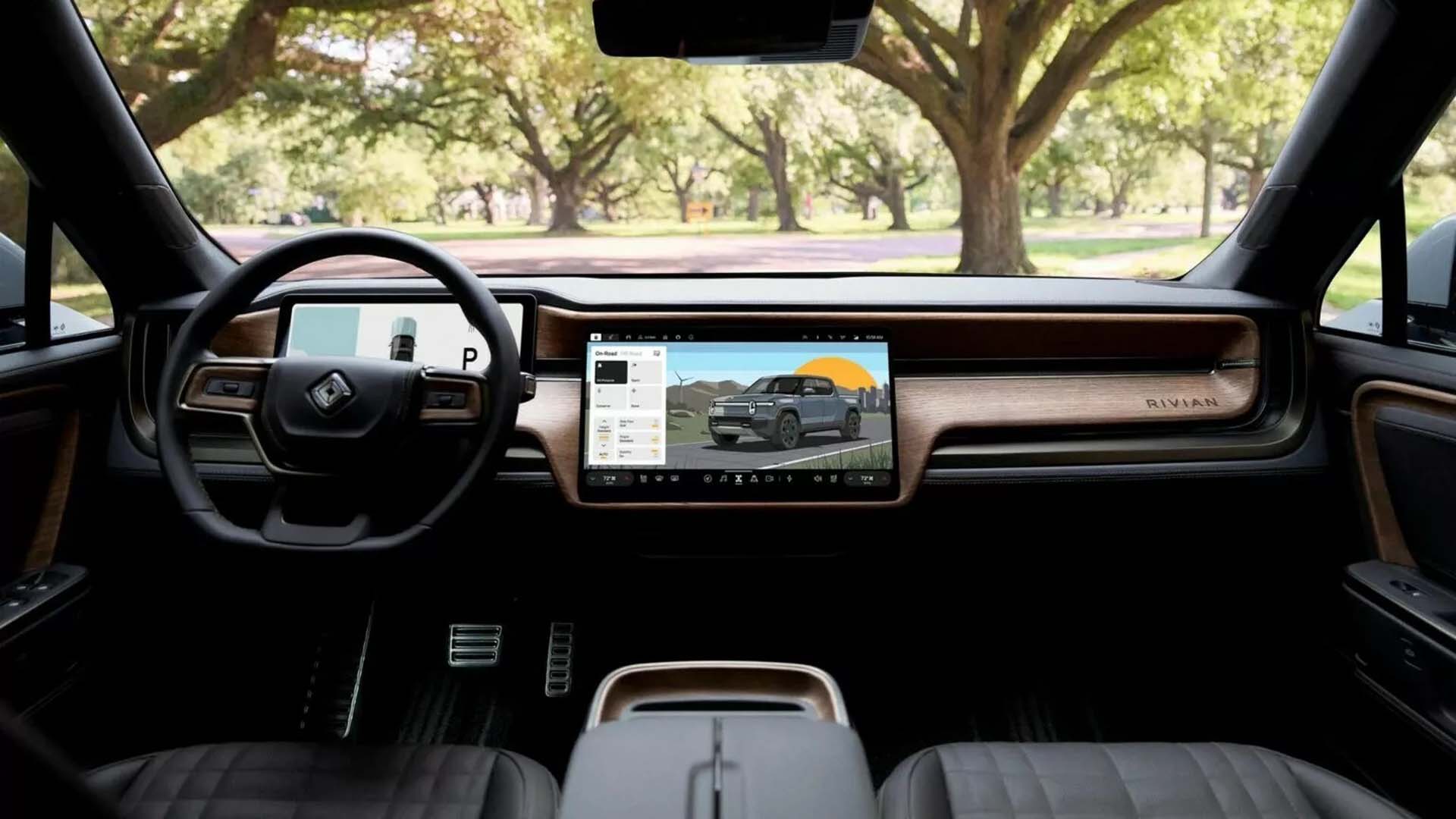 Rivian R1S y R1T 2025, interior