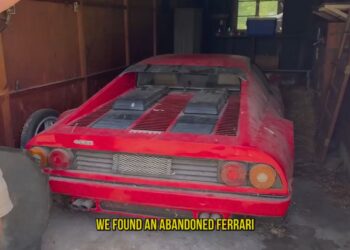 Ferrari 512 BB: llevaba 28 años escondida en un garaje