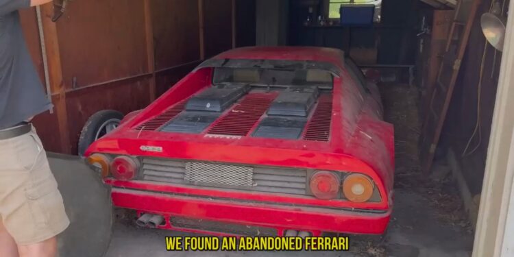 Ferrari 512 BB: llevaba 28 años escondida en un garaje