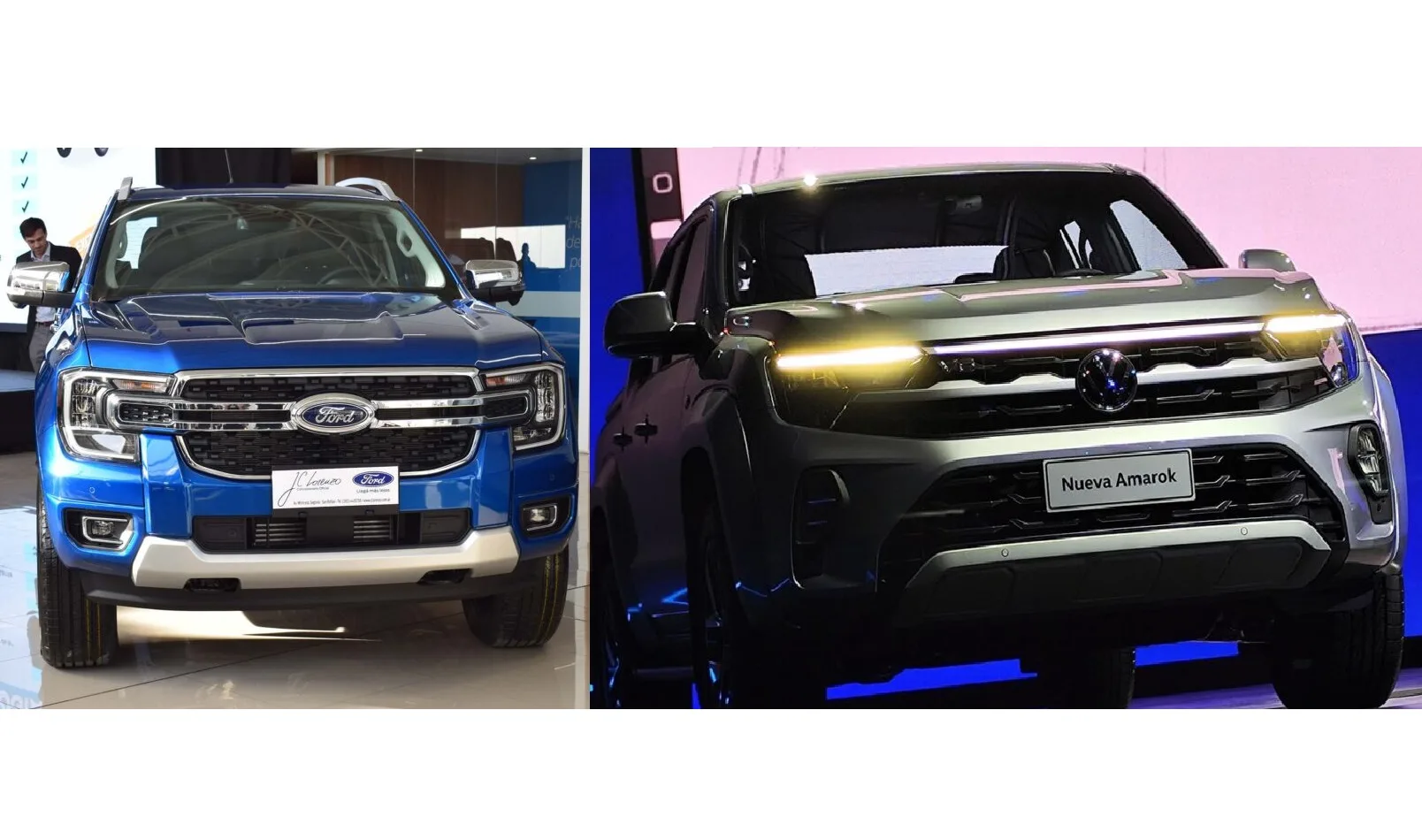 Ford Ranger V6 VS Volkswagen Amarok V6