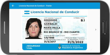 Licencia digital de conducir