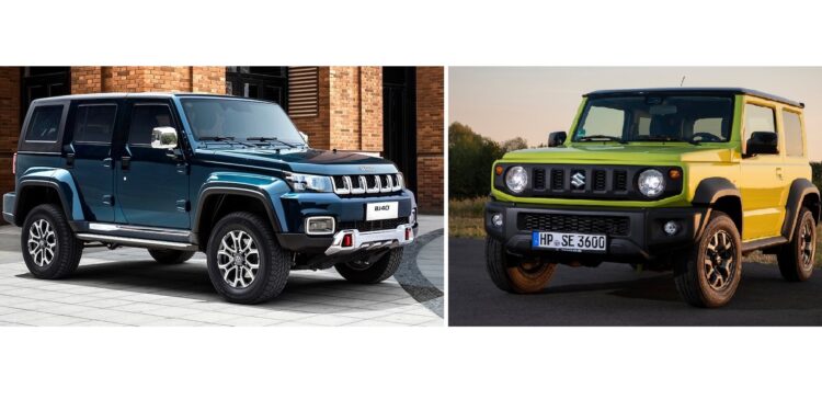 Baic BJ40 VS Suzuki Jimny: Al detalle dos de los SUVs puros más exóticos del mercado