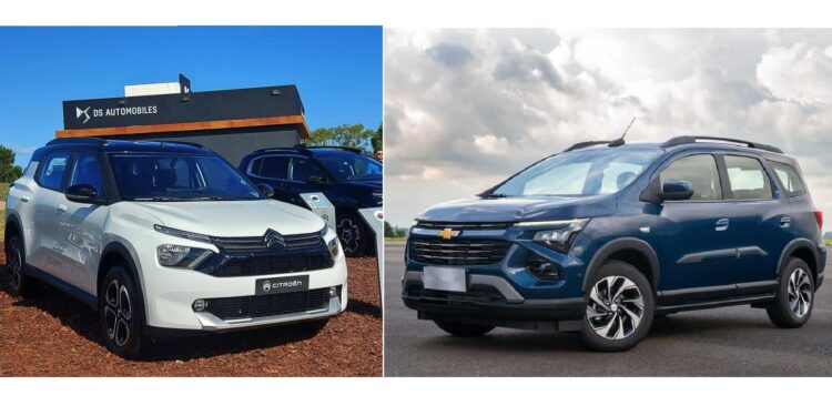Citroën C3 Aircross VS Chevrolet Spin: esto cuestan en noviembre