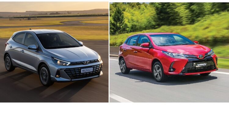Hyundai HB20 VS Toyota Yaris: la lucha en precios de noviembre