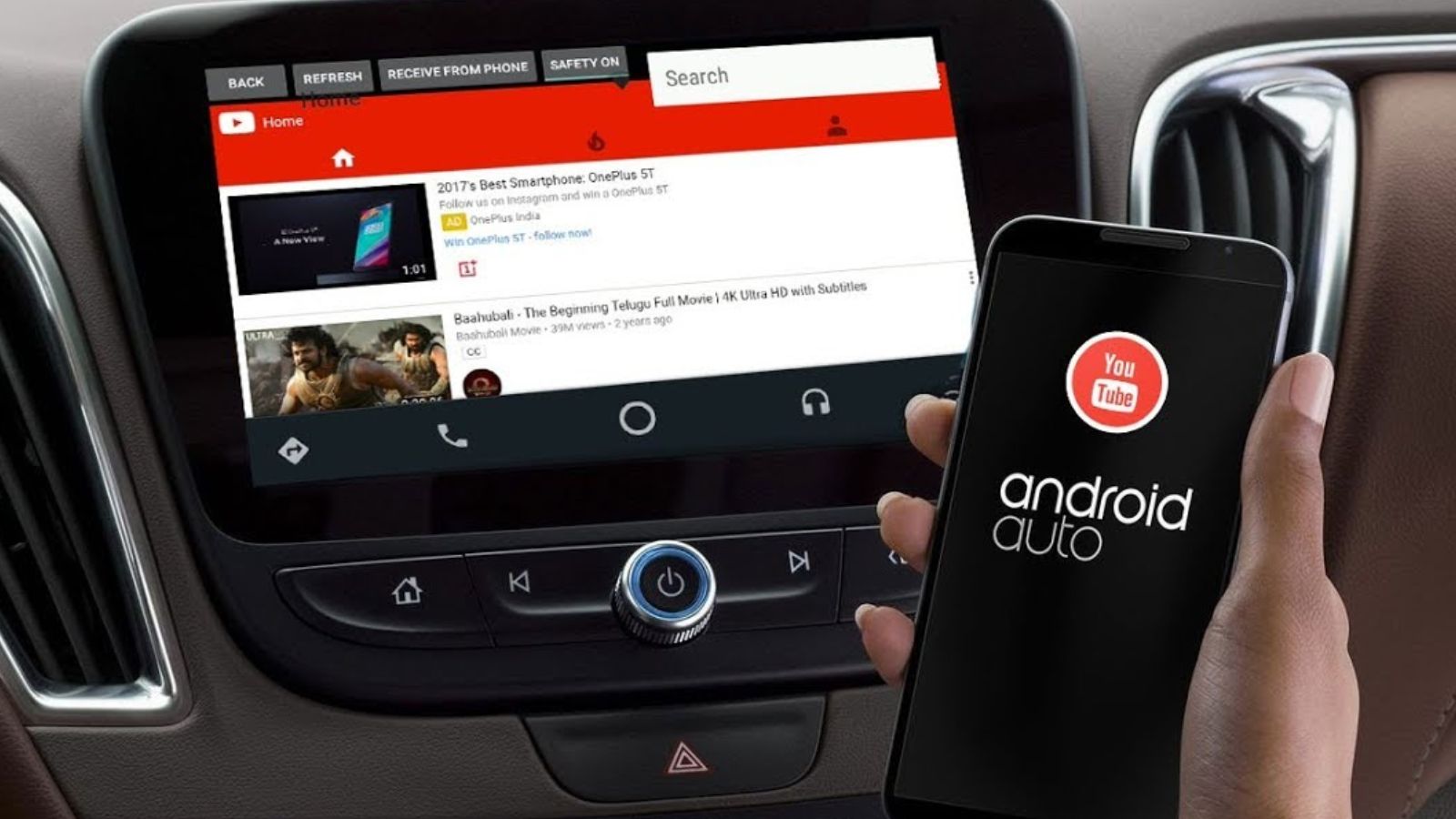 Android Auto: cómo ver YouTube o TDT