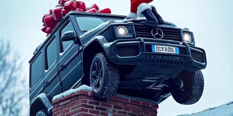 santa mercedes clase g