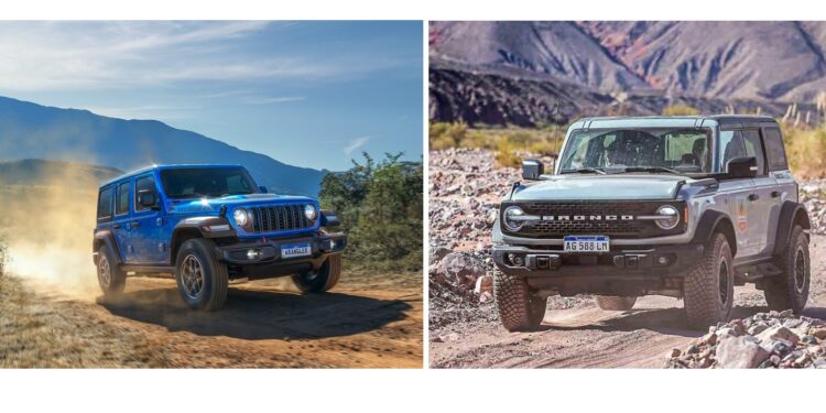 Ford Bronco VS Jeep Wrangler: esto cuestan hoy en Argentina