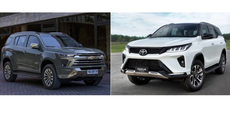 Toyota SW4 VS Chevrolet Trailblazer: esto cuestan en mayo sin impuestos