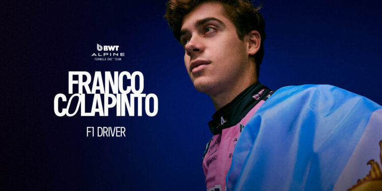 Franco Colapinto enciende motores con Alpine, será titular en la F1
