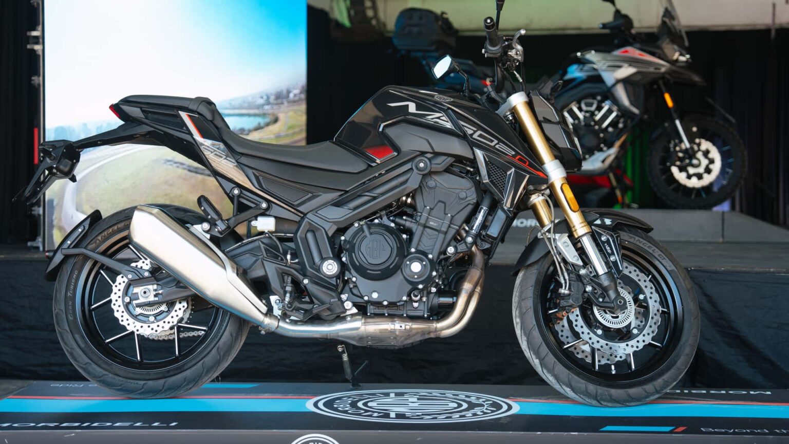 Morbidelli debutó en Argentina: una Scooter, dos Naked y hasta una