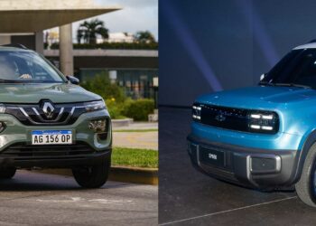 Chevrolet Spark EUV frente al Renault Kwid E-Tech 2025