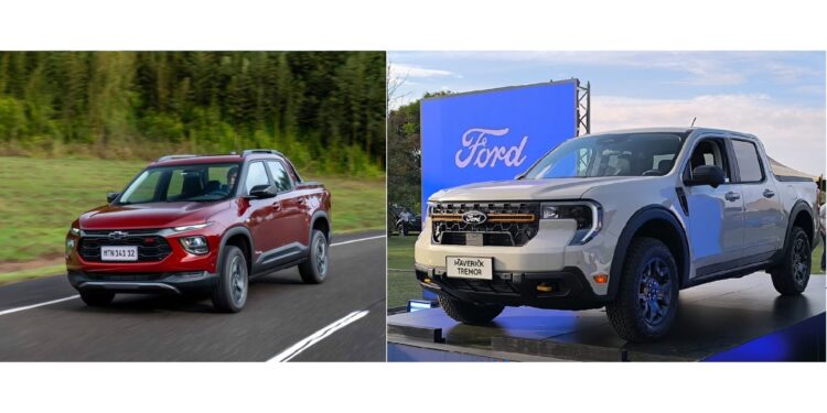 Chevrolet Montana VS Ford Maverick: esto cuestan a fin de mes