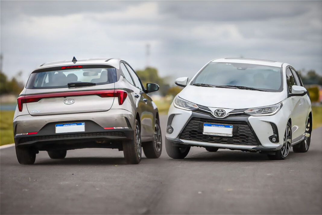 Toyota Yaris VS Hyundai HB20: precios en diciembre 2025