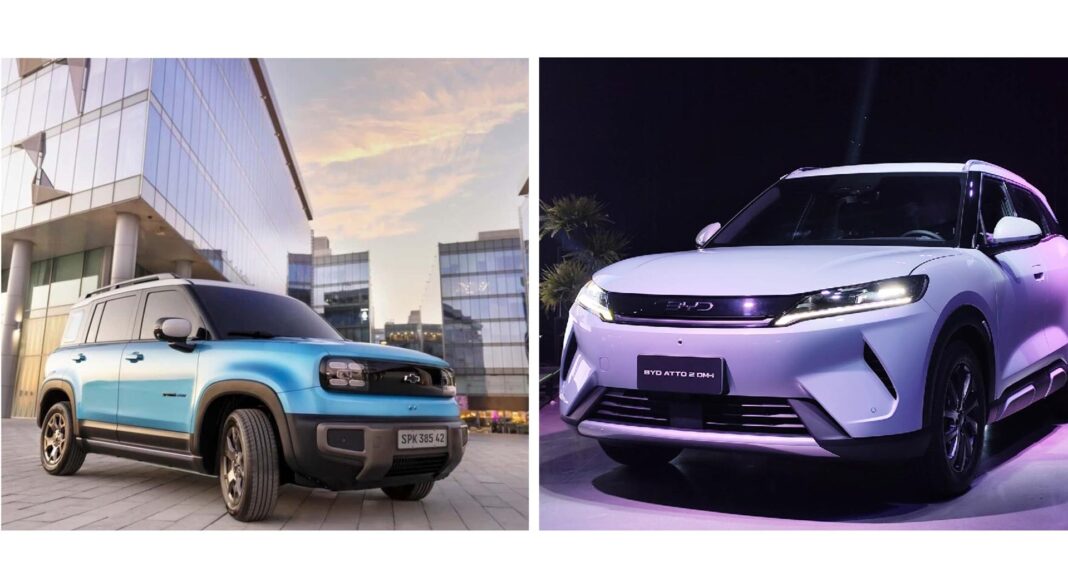 Chevrolet Spark EUV vs BYD Atto 2 DM-i