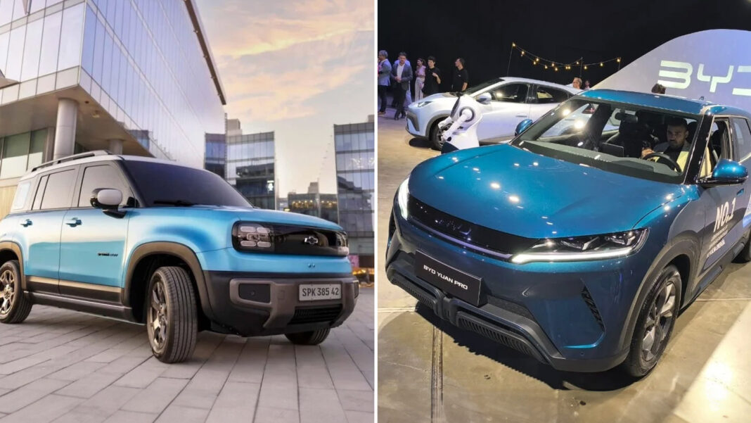 Chevrolet Spark EUV VS BYD Yuan Pro: ¿Vale la pena un SUV eléctrico en junio de 2026? Chevrolet-Spark-EUV-BYD-Yuan-PRO