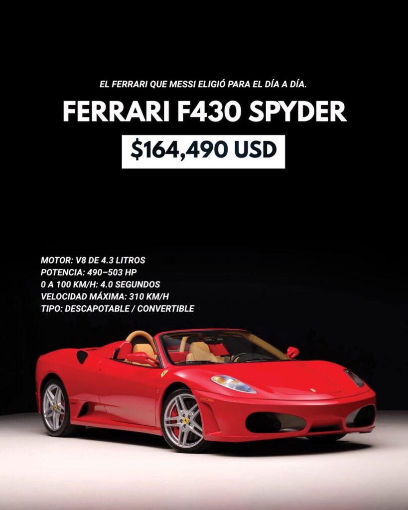 Ferrari Spyder Messi