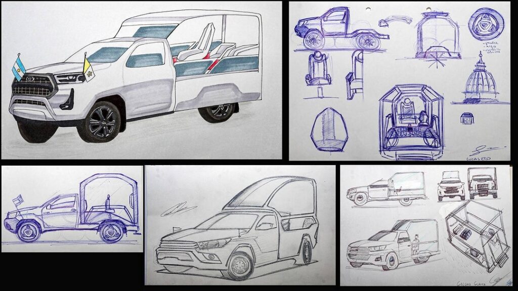 La Hilux argentina que será Papamóvil de León XIV 1 papamóvil