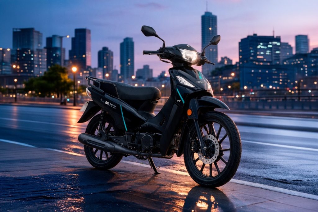 Motomel Blitz 110 Plus: así enfrenta a las nuevas Honda Biz y Yamaha Crypton 1 Motomel Blitz plus 2026